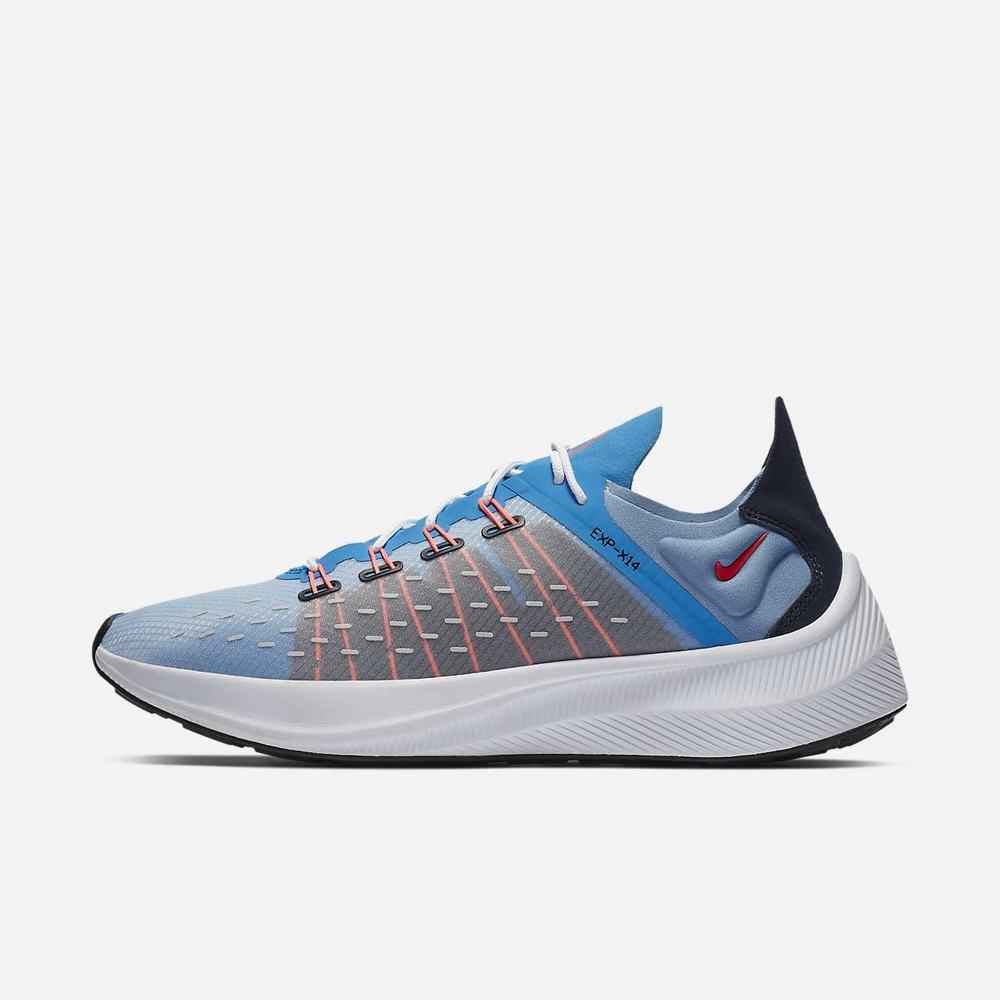 Sneakers Nike EXP-X14 Bleu 3760-489 Light Photo Blue/Pure Platinum/Volt/Bright Crimson Homme | PPR-33183400